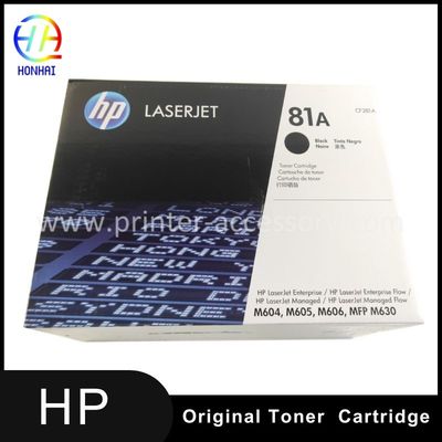 HP Laserjet Enterprise M604 Cartouche tonique HP LaserJet Enterprise M605 M606 MFP M630 Série CF281A 81A