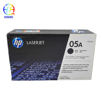 Cartouche de toner laser HP 05A CE505A d'origine avec 2300 pages pour les imprimantes de la série LaserJet P2035 P2055