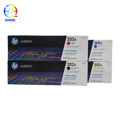 Cartouche de tonifiant laser 202A originale pour HP Color LaserJet Pro M254dw MFP M281cdw, M281fdw CF500A CF501A CF502A CF503A Pièces d'imprimante